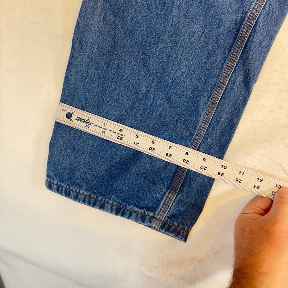 Carhartt FR Denim Jeans Men's 34w x 32L Flame Resistant FRB13 DNM Blue Utility - Picture 8 of 16